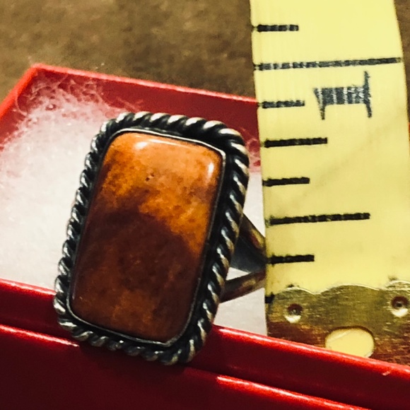 Navajo Sterling Silver Spiny Oyster - Picture 14 of 16